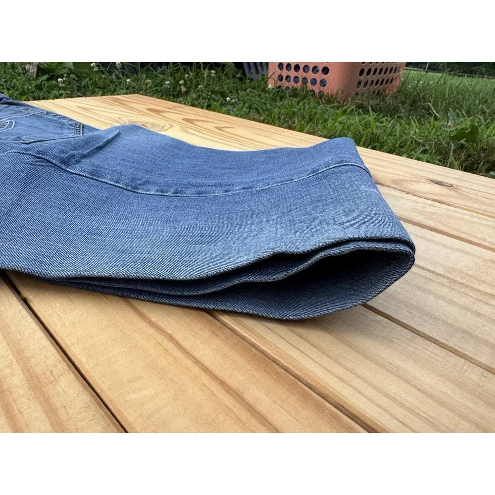 Cinch Hayes Jeans Mens 30x34 Blue Med Wash Relaxed Bootcut Cotton Denim Mexico